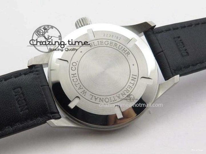 MIROTIME 1221 Mark XVI 1:1 Best Edition MK Maker SS Black Dial A2892 On Black Leather Strap Chic 7371